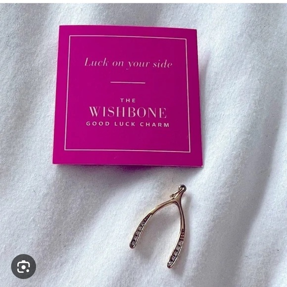 STELLA & DOT- Wishbone Charm - Picture 1 of 6